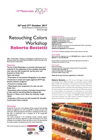 Retouching colors workshop